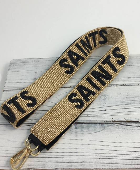 Beaded Saints Purse Strap