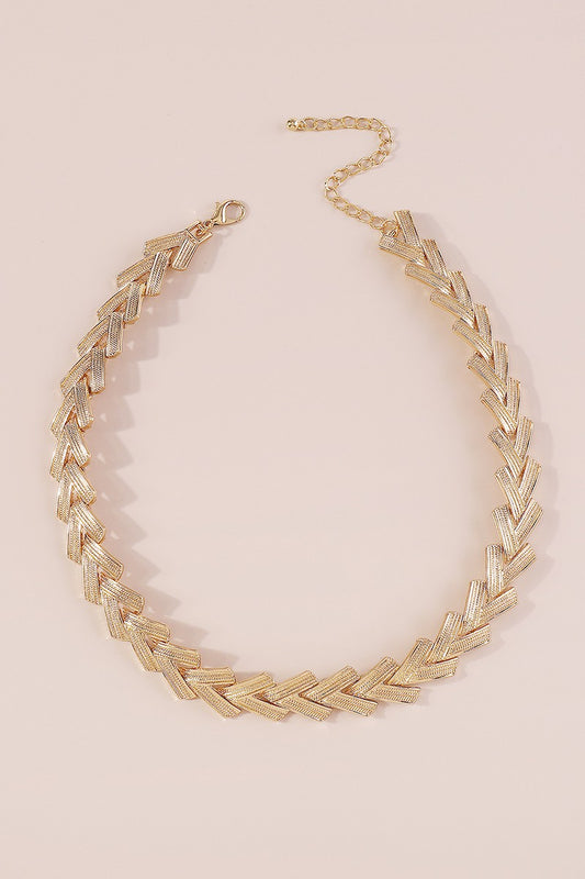 Chain Choker Necklace against background