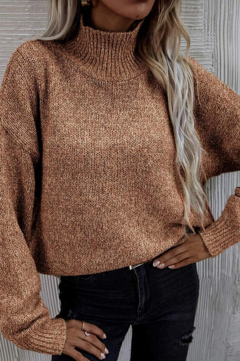 Cooler Weather High Neck Sweater