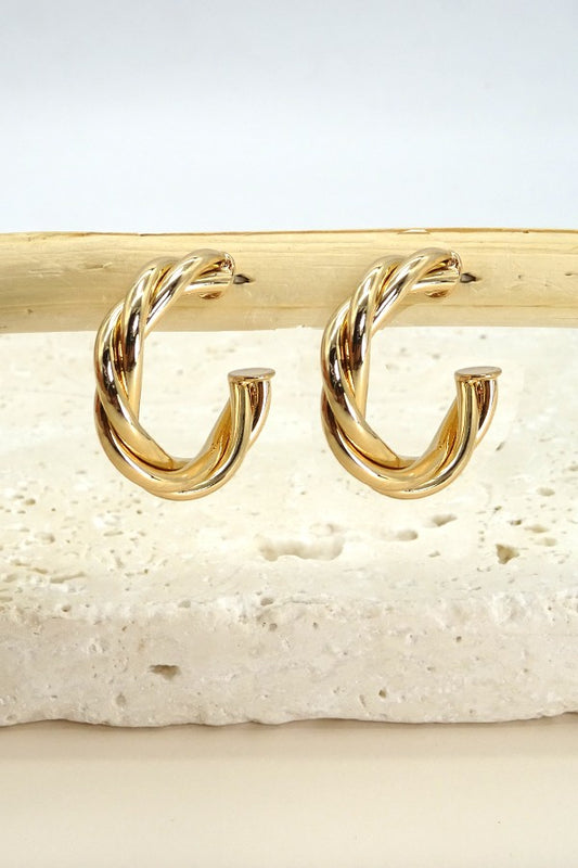 Twisted Hoop Earring