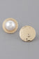 Greek Pearl Stud Earrings