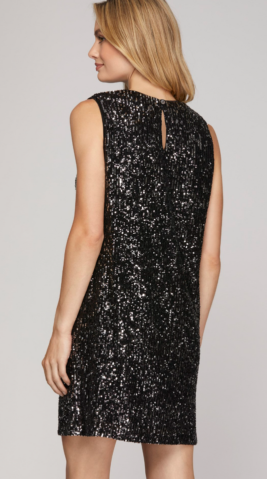 Nightfall Sequin Dress