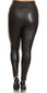 Plus Size Faux Leather Leggings