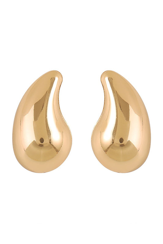 Teardrop Earrings in gold